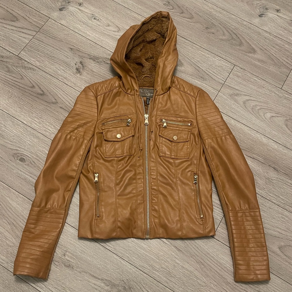 Faux Leather Jacket